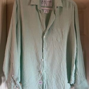 Frank and Eileen linen blouse